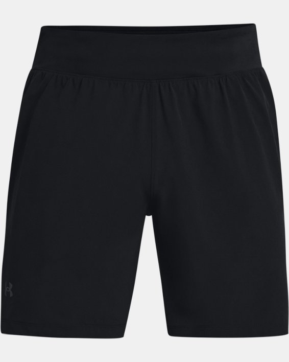 Men's UA Speedpocket 7" Shorts in Black image number 6